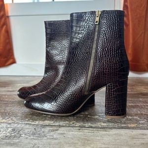 J. Crew crocodile boots